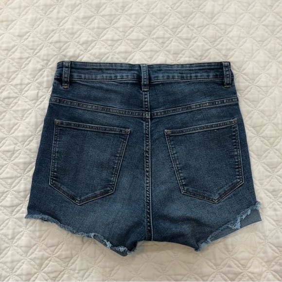 Divided Jean Shorts - Picture 2 of 5